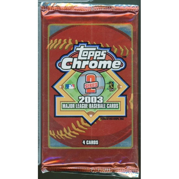 2003 Topps Chrome Series 2 Baseball Hobby Pack
