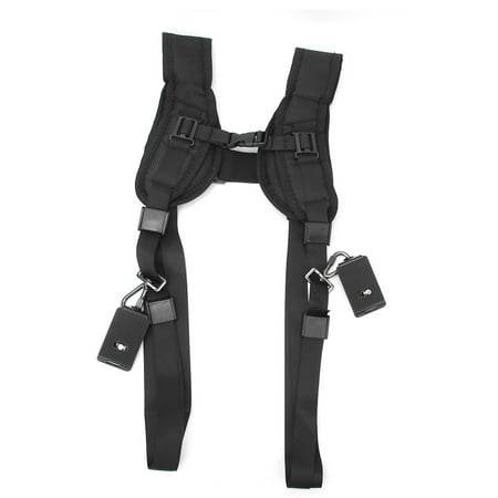 Image of Shoulder Belt Black Nylon Universal Adjustable Breathable Camera Holder Neck Strap