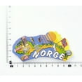 thumbnail image 2 of Norway 3D Map Fridge Magnet Souvenir Gift,Resin Handmade Norway Refrigerator Magnet Home Decoration Collection, 2 of 6