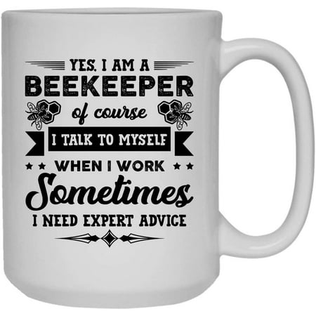 

I Am A Beekeeper Mug Ceramic Mug White Cup 15 oz