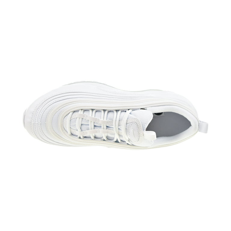 Nike Kid's Air Max 97 Casual Shoes - White / Metallic Silver