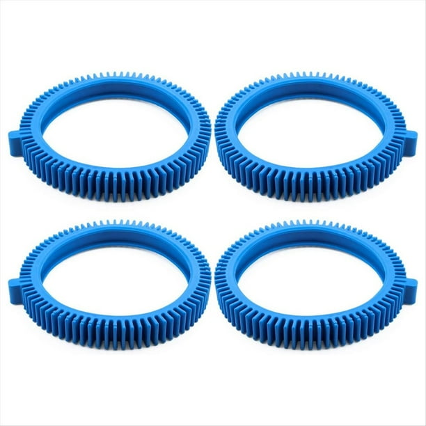 4 Piezas 896584000-143 Kit de Neumáticos Delanteros Azules con Reemplazo de Joroba para Limpiadores de Piscinas 2X,4X, Neumáticos de Piscina