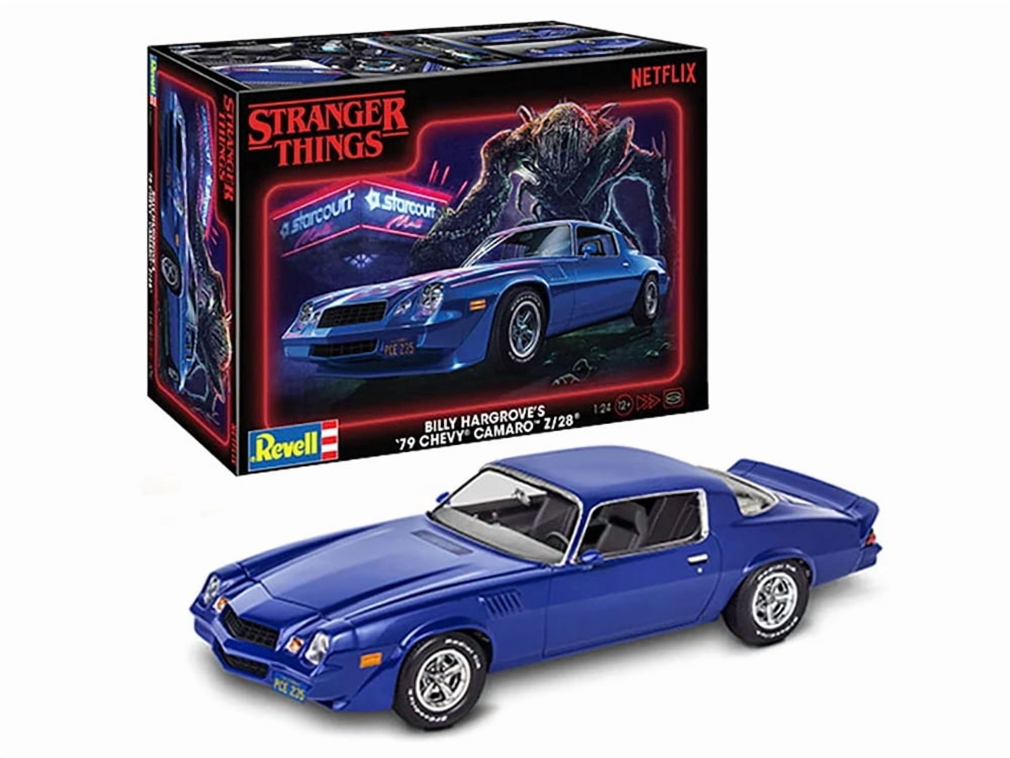Level 4 Model Kit Billy Hargrove 1979 Chevrolet Camaro Z/28 "Stranger Things" (2016-Current) TV Series 1/24 Scale Model by Revell