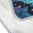 thumbnail image 5 of Wobogo Blue Green Butterfly Flannel Fleece Bed Blanket as Bedspread Coverlet Sofa Blankets (90x60in) Soft Lightweight Warm and Cozy, 5 of 6