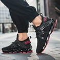 thumbnail image 4 of Ahico Men Walking Shoes Fashion Sneaker Running Athletic Non Slip Platform Socks Shoe Stylish Casual Fitness Comfortable Sports, 4 of 4