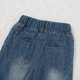 thumbnail image 4 of Conjunto de top con volantes florales y jeans de mezclilla rasgados para niña pequeña CARETOO, 4 of 4
