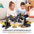 thumbnail image 4 of Remote Control Excavator Toy for Boys Ages 4+, RC Construction Vehicle-Metal Shovel, Lights, Sounds, 2.4GHz, 680-Degree Rotation, 4 of 8