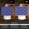 thumbnail image 3 of Haiem Blue Skull Flower Pattern Acrylic Night Light Gift with 3 Color ModesTouch-Sensitive LED Lamp Perfect Gift for Mother's Day, Birthday, or Christmas, 3 of 9