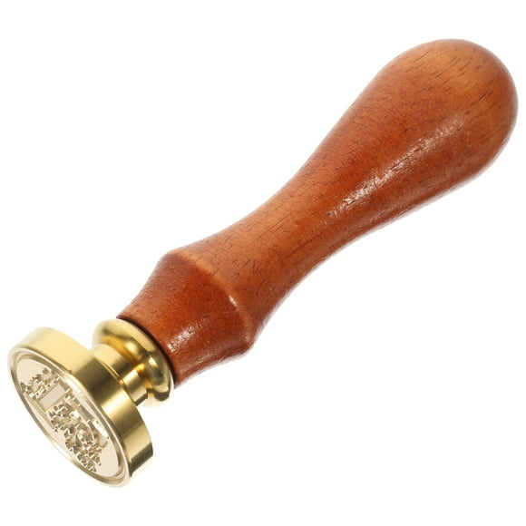 Miangastore Custom Wax Seal Stamp Head for Decor Brown Synthesis Material Easy to Melt and Dry Quickly