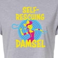 thumbnail image 3 of Toy Story - Self Rescuing Damsel - Juniors Cropped Cotton Blend T-Shirt, 3 of 5