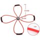 thumbnail image 4 of Core Cross Resistance Band for Women Working Out, Fitness Exercise Band with Handles for Pilates Yoga Strength Training, Latex Elastic Loop Tube, 4 of 4