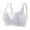 Blue, variant on Women's Solid Maternity Open Button Breastfeeding Bra Pulls Up Sag Feeding Comfort Thin Blue 42