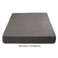 thumbnail image 3 of Stretch Fitted Bed Sheet Deep Pocket Mattress Cover Non Slip Elastic Bed Protector Soft Polyester Fabric Wrinkle Resistant All Around Secure Fit Bedding Sheet for Home Bedroom Use, 3 of 6