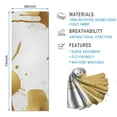 thumbnail image 2 of Gold Splash Marble Pattern Hot Yoga Mat Towel Non Slip for Hot Yoga - Quick-Drying Yoga Mat Cover with 4 Corner Pockets with Travel Bag - Hot Yoga Towel Non Slip 74"x26", 2 of 6