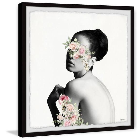 Parvez Taj "Blooming Roses" Framed Painting Print