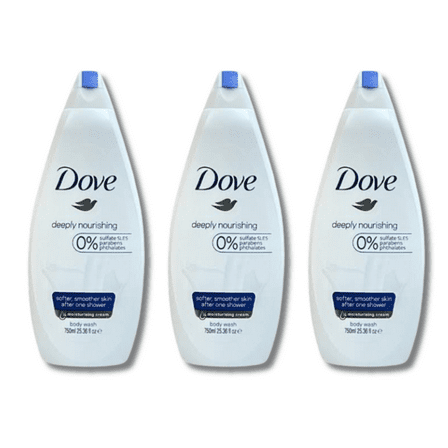 Dove Deeply Nourishing Shower Gel 15.2 fl oz / 450 ml – 3-Pack