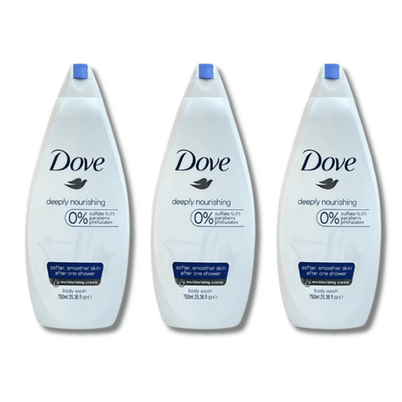 Dove Deeply Nourishing Shower Gel 15.2 fl oz / 450 ml – 3-Pack
