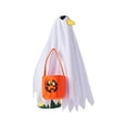 thumbnail image 5 of Halloween Porch Goose Outfits - Yard Goose Outfits Ghost Costume with Pumpkin Treat Bucket, Fall Halloween Goose Clothes for 23" Goose Outdoor Patio Yard Lawn Art Decoration Halloween Decorations, 5 of 9