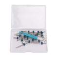 thumbnail image 2 of Aguja doble para máquina de coser, 18 piezas, agujas elásticas dobles para máquina de coser, agujas gemelas muy recomendadas, 2 of 14