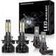 thumbnail image 1 of 2009-2012 Ram 1500/2500/3500 LED Headlights+Fog Bulbs Kit, 9008 Hi/Lo Beams+9145 Fogs, 4pcs Universal Fit Replacement Lamps, 1 of 5