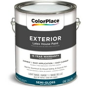 Colorplace Exterior Semi-Gloss Light Base Paint, 1 Gal