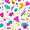 Purple Abstract Shapes, variant on FORMRS Boys Rash Guard with Short Sleeves UPF 50+ Swim Shirts Sizes 3-12T, Yellow Retro Shapes