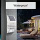 thumbnail image 3 of Lámpara solar para exteriores YONGSHENG Sensor de movimiento Luces de pared de acero inoxidable impermeables, 3 of 5