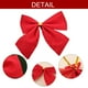 thumbnail image 1 of Colgante de signo de lazo de Navidad accesorio ligero de Ambiente Wdftyju colgante de ventana de tela flocada para regalo de Festival 12 piezas, 1 of 4