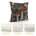 thumbnail image 4 of PHYHOO Boho Mushroom Pillow Covers, Black Mushrooms Outdoor Decorative Throw Pillow Covers Vintage Farmhouse Pillowcase Linen Mushroom Decor for Couch Home Sofa, 4 of 5