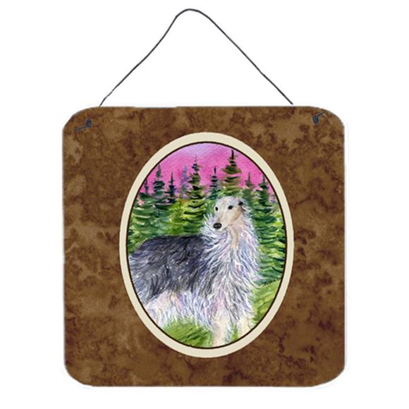 Borzoi Aluminium Metal Wall Or Door Hanging Prints - 6 x 6 In.