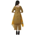 thumbnail image 4 of Moomaya Womens Kurti Kurta Pant Set Boat Neck Printed 2 Piece Dress Ethnic Wear, 4 of 6