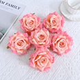 thumbnail image 3 of Simulación de cabeza de flor de rosa de diamante arreglo floral decoración de boda flores de simulación, 3 of 5