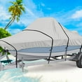 thumbnail image 7 of Boat Cover,Cover Durable Cover 11-22ft 17-19ft Boat Cover V-shaped Cover V-shaped Cover Rainproof 12 Fabric Sunscreen Taffeta 190t Boat Covers 11-22ft V-shaped Xinzy, 7 of 7