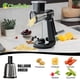 thumbnail image 5 of CHEFOLLA Multifuncional Cortador de Verduras, Mandolina Rallador de Verduras, 3 en 1 Rallador Rotativo de Queso con 3 Cuchillas de Acero Inoxidable, para Cocina, Ideal para Frutas, Nueces, y M&aac, 5 of 7