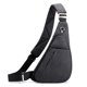 thumbnail image 1 of Bolsa De Hombro Bolso De Hombro Bolso bandolera de nailon antirrobo para hombre de pecho deportiva para correr y viajar (negro izquierdo), 1 of 9