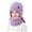 Purple, variant on Enyan Kids Winter Hat Unisex Boys Girls Warm Thick Fleece Lined Knit Beanie with Earflaps