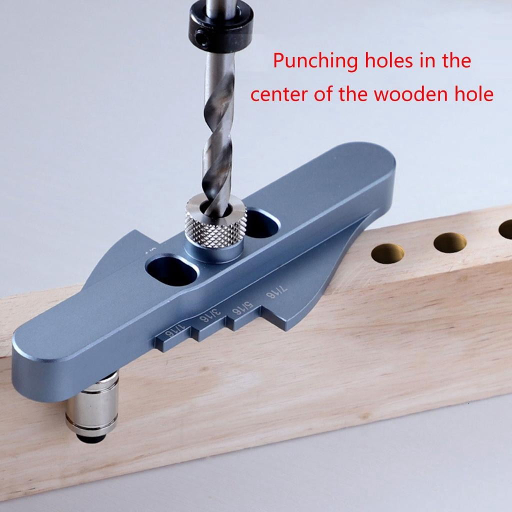 CEORPER Vertical Pocket Jig Hole Woodworking Doweling Jig Kits Self Centering Drill Guide