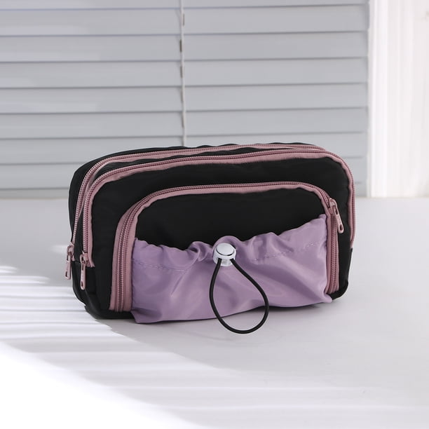 Estuche de gran capacidad para lápices, organizador de útiles escolares para adolescentes, con múltiples bolsillos y cierre de cremallera resistente para artículos esenciales de secundaria.