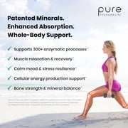 Optimum Magnesium™ - Magnesium Lysinate Glycinate Chelate Supplement, Di-Magnesium Malate Supplement by Pure TheraPro Rx - 120 Vegan Capsules