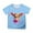 Sky Blue, variant on Conairie Girl Easter Day Shirts Cow Print Short Sleeve Crew Neck T Shirts Children's Holiday Comfy Soft Blouses Pullover Outfits Black 3-4 Y