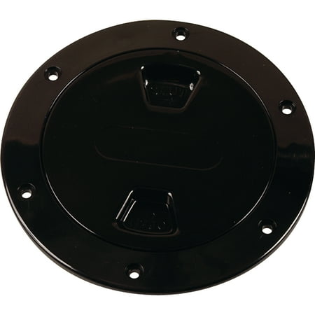 

Beckson Screw Out Deck Plate with Standard Trim Ring Dimple Center