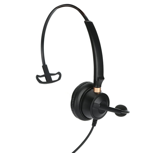 Cergrey 3.5mm Microphone Jack Headset,H600‑3.5 Telephone Headset Monaural 3.5mm Jack Business Headset With Mic For Smartphone Tablet,Communication Headset