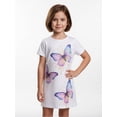 thumbnail image 3 of Comfortable Everyday Short Sleeve Summer Dress for Girls Comfort-Fit Casual Dress Round Neck Junior Girls Age 7-13, 3 of 6