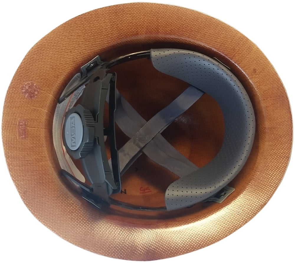 MSA Skullgard Full Brim Hard Hat with STAZ ON Suspension - Gold