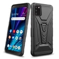 thumbnail image 3 of Compatible for Alcatel TCL A3X A600DL Case with Holster Belt Clip Hybrid Shockproof Protective Phone Cover with Kickstand - Black, 3 of 7