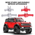 thumbnail image 2 of Baohd RCGOFFLOW 2pieces Aluminum Alloy Upgrade Rear Axle Housing For 1/18 Rc Rear Axle Housing Trx4m RC Car Part Silver, 2 of 6