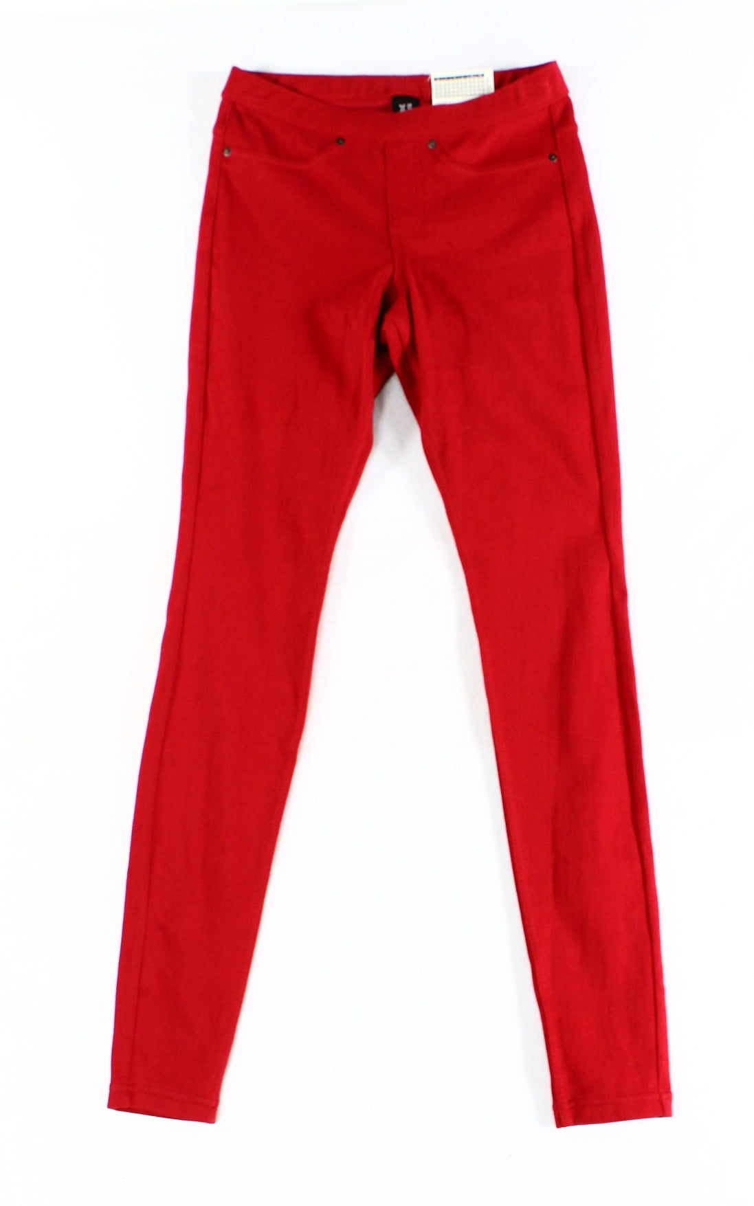 Hue NEW Deep Red Womens Size XS Two-Pocket Stretch Legging Pants ...