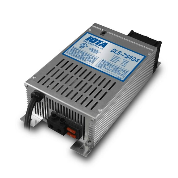 Iota DLS-75/IQ4 12 Volt 75 Amp Automatic Battery Charger / Power Supply
