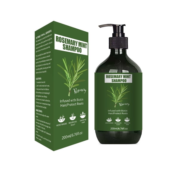 HHBEAUTY Rosemary Hair Shampoo, Hydrating Formula Improve Dandruff, Lice and Itchy, Irritating or Dry Scalp, Moisturizing Smooths And Fluffys Shampoo - for All Hair Types