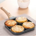 thumbnail image 5 of Classical style Fried Egg Pan Maifan Stone Non-Stick Frying Pan for Breakfast Divided Egg Omelet Pans Suitable for Gas Stove and Induction Cooker, 5 of 16